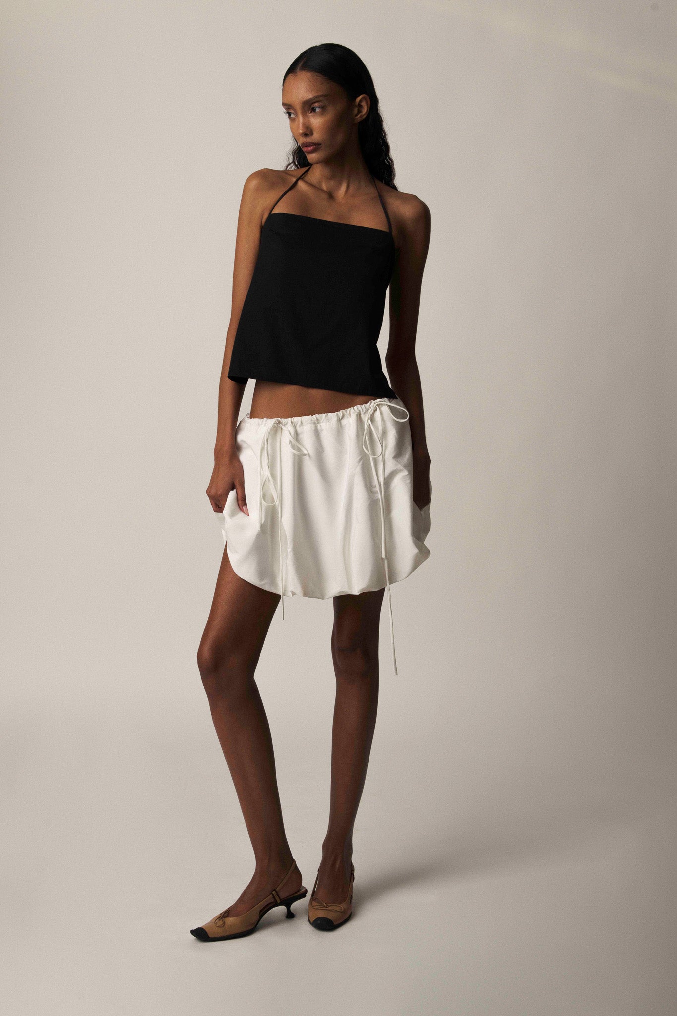Carregar imagem no visualizador da galeria, Rose Skirt - White