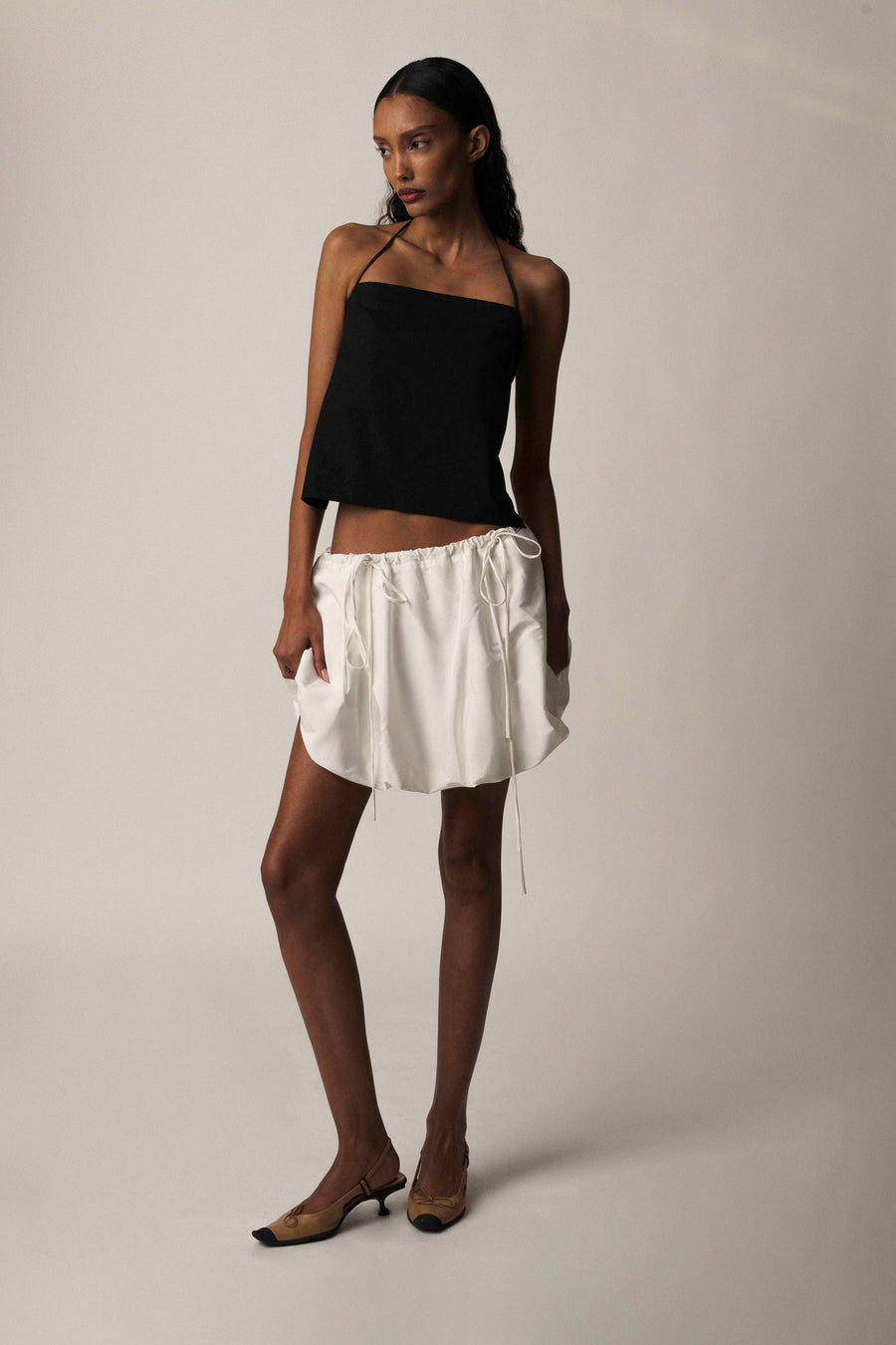 Carregar imagem no visualizador da galeria, Rose Skirt - White