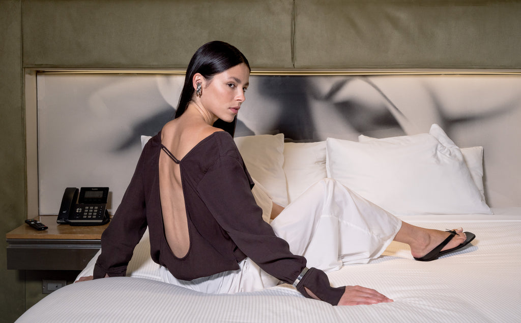 Charlotte Top - Brown