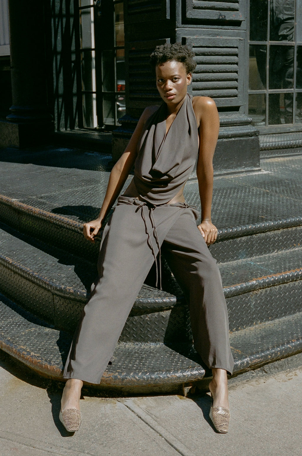 Audrey - Skirt Trouser Brown