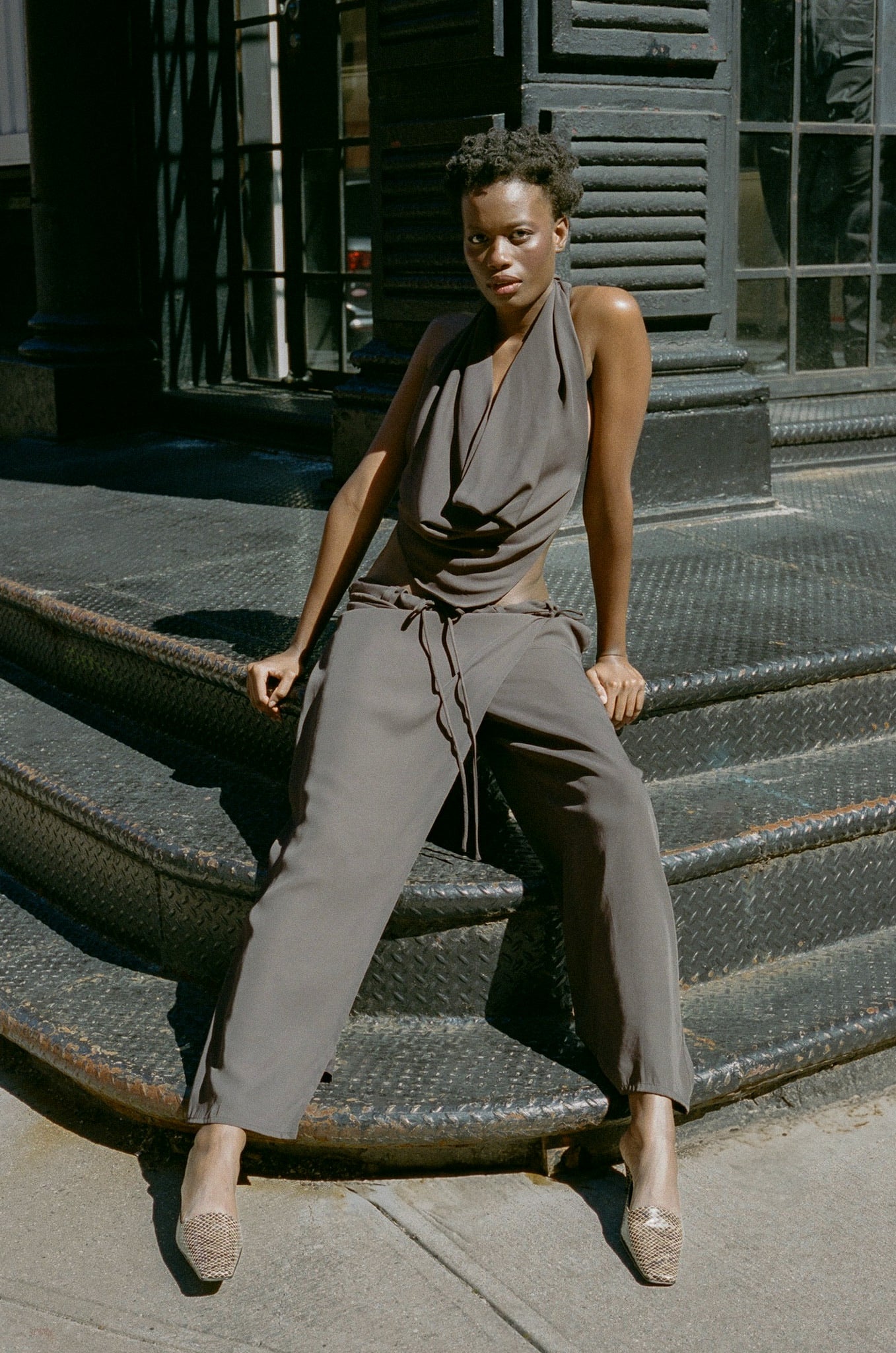 Audrey - Skirt Trouser Brown