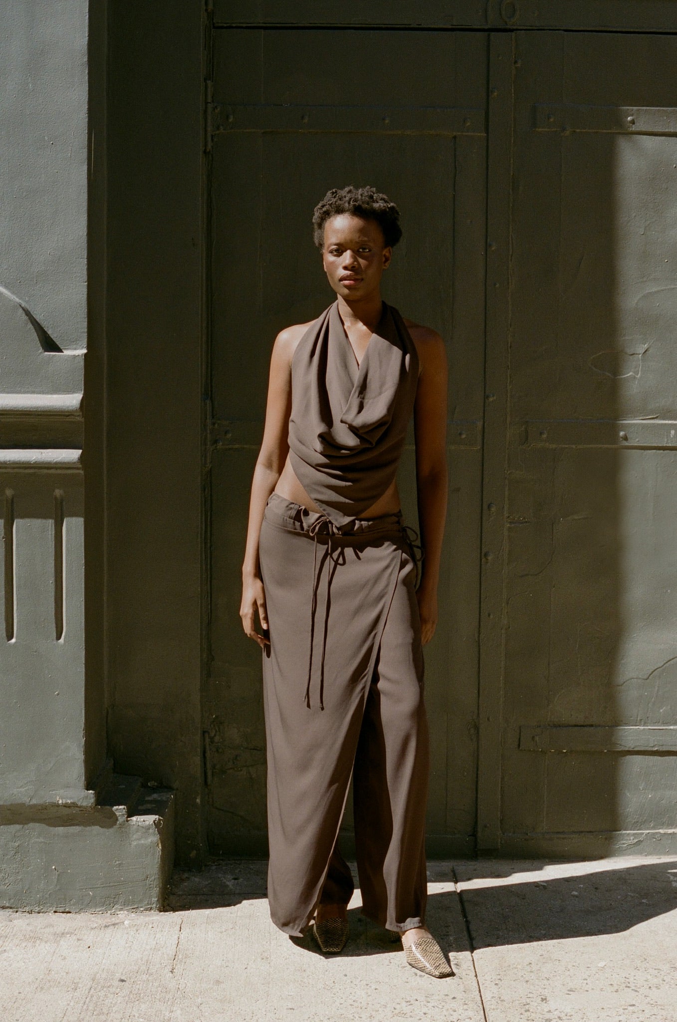 Audrey - Skirt Trouser Brown