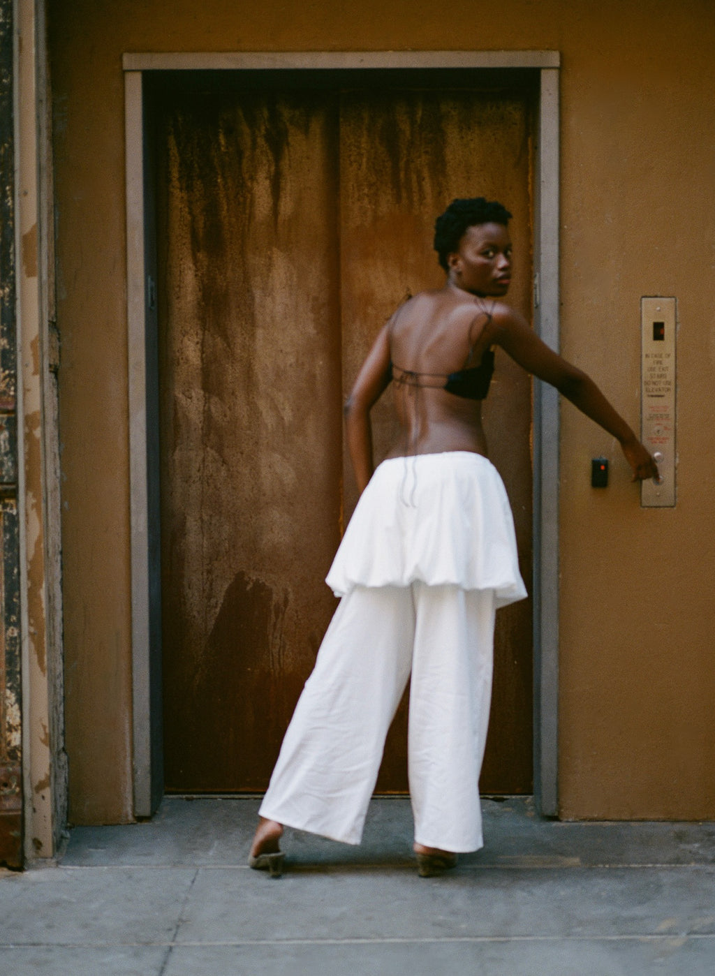 Rose Skirt - White