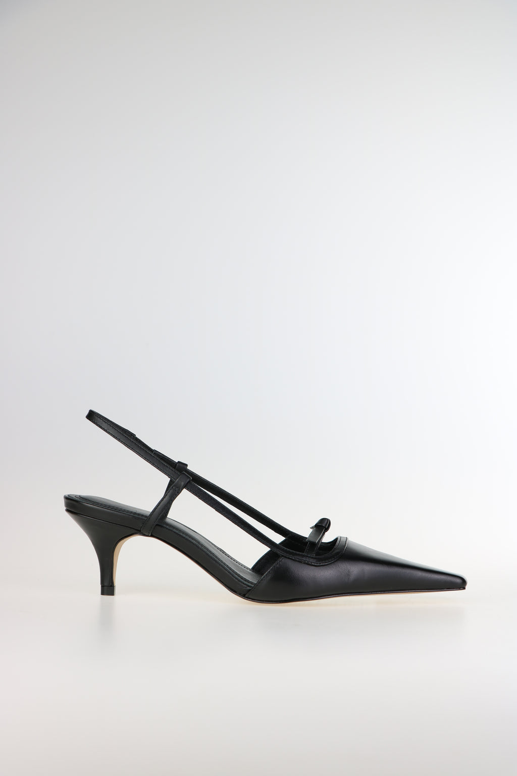 Mary Pump Black Leather