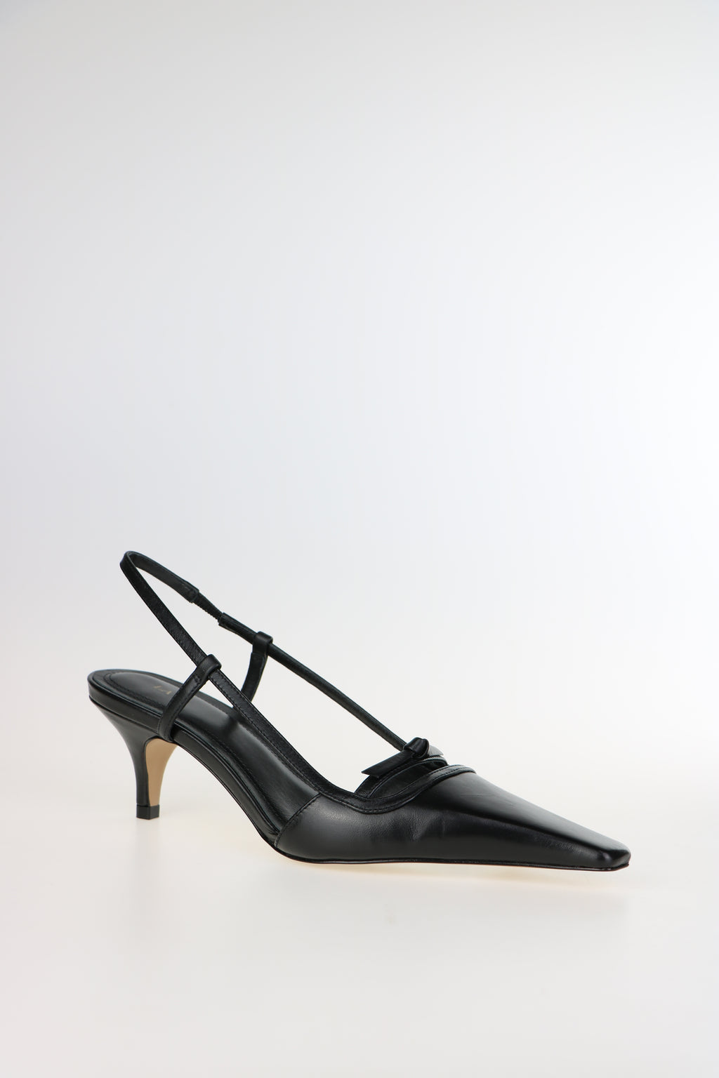 Mary Pump Black Leather