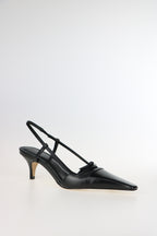Mary Pump Black Leather