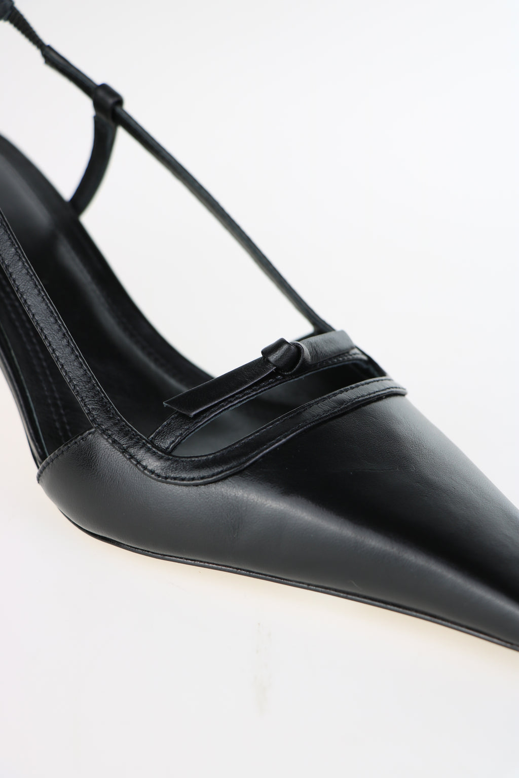 Mary Pump Black Leather