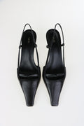 Mary Pump Black Leather