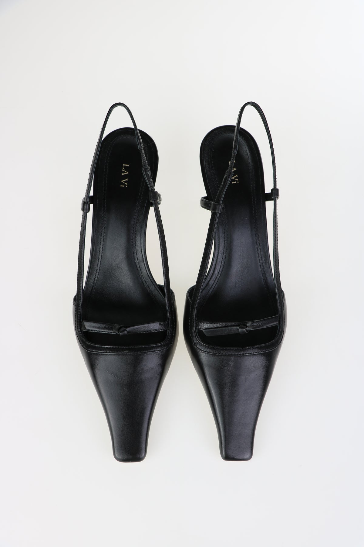 Mary Pump Black Leather