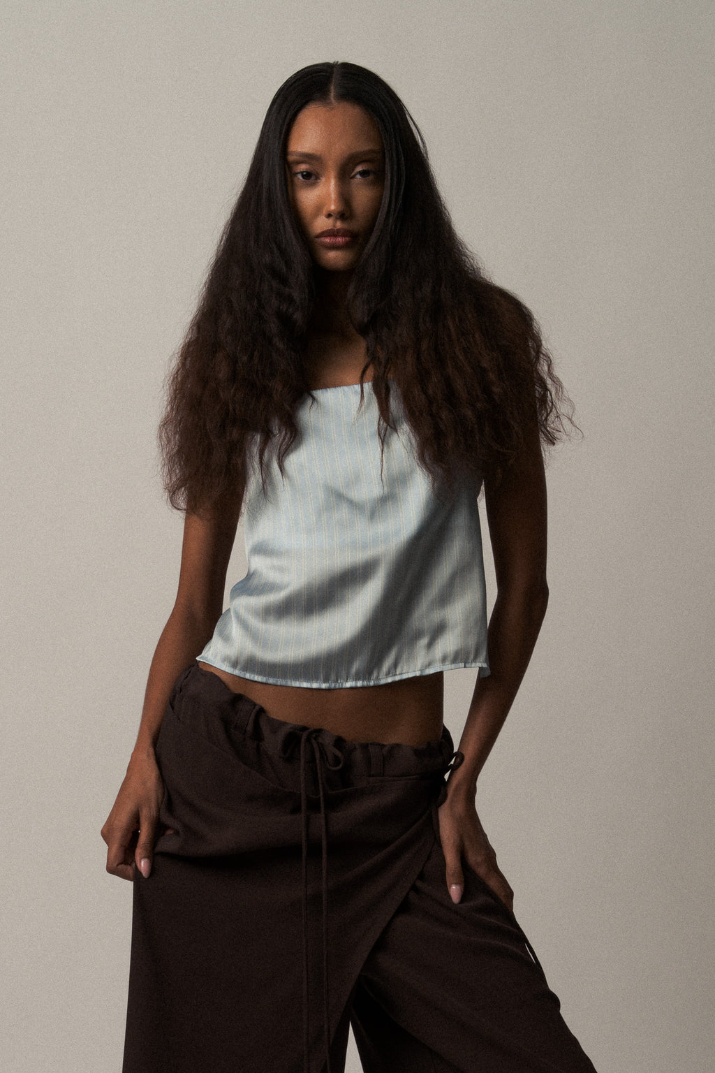 Ivy Top - Recycled Satin