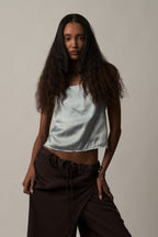 Ivy Top - Recycled Satin