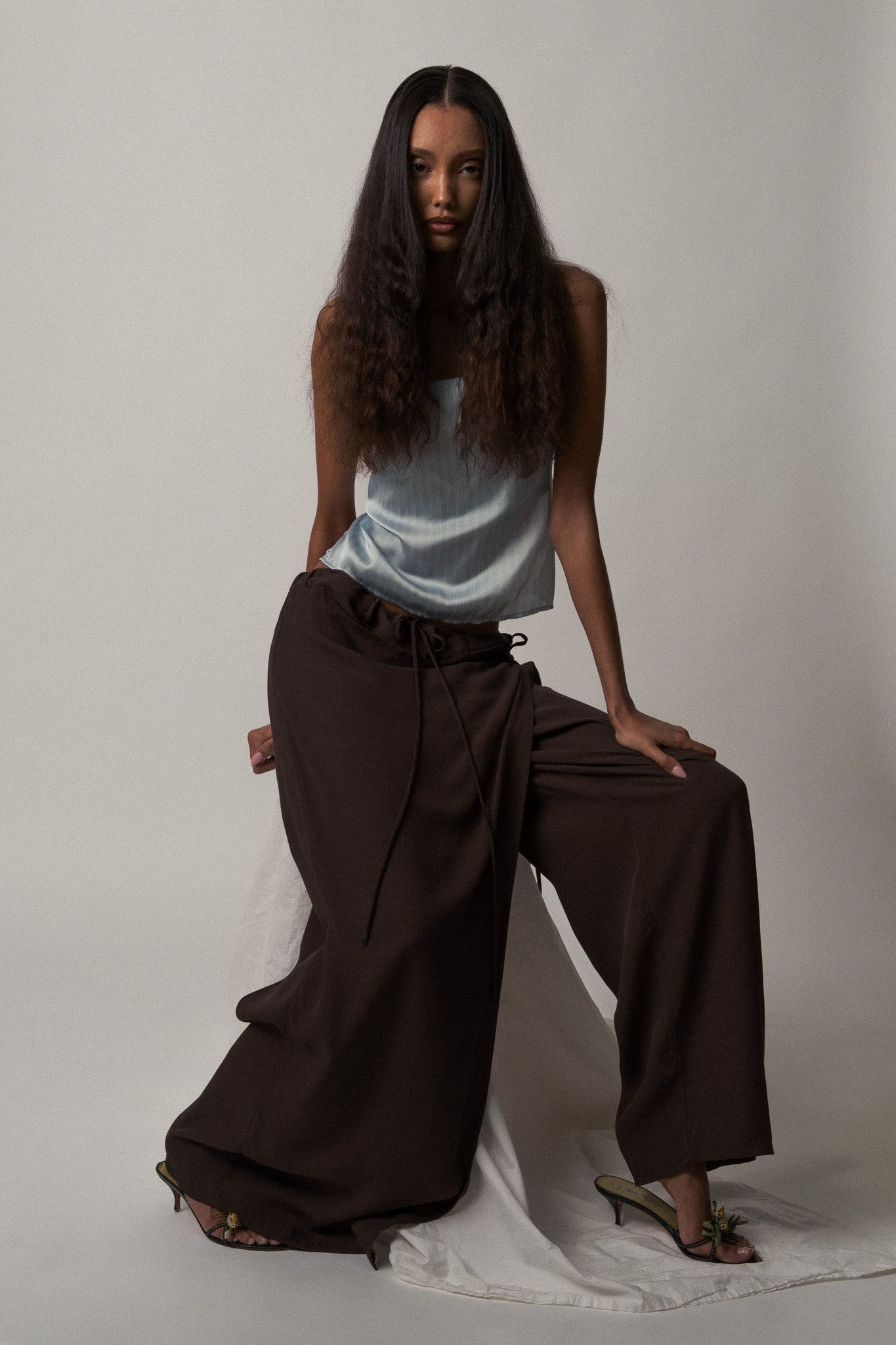 LA Audrey - Skirt Trouser Brown