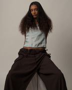 Audrey - Skirt Trouser Brown