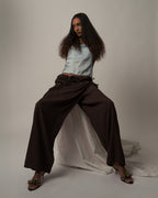 Audrey - Skirt Trouser Brown