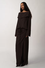 Audrey - Skirt Trouser Brown