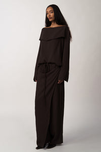 LA Audrey - Skirt Trouser Brown
