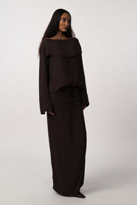 LA Audrey - Skirt Trouser Brown