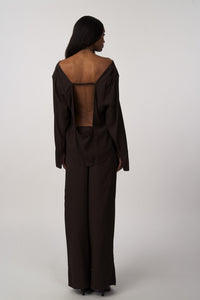 LA Audrey - Skirt Trouser Brown
