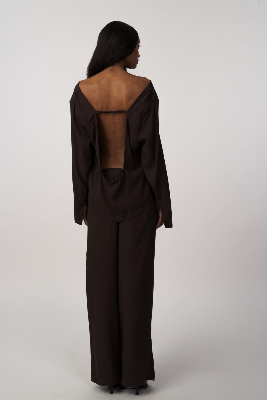 Carregar imagem no visualizador da galeria, LA Audrey - Skirt Trouser Brown
