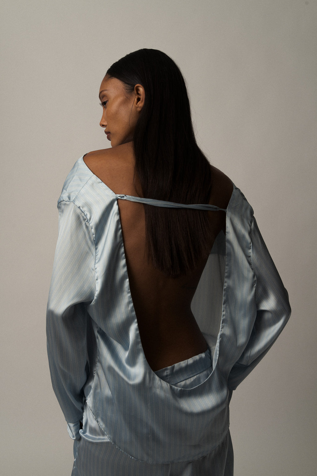 Charlotte Top - Recycled Satin