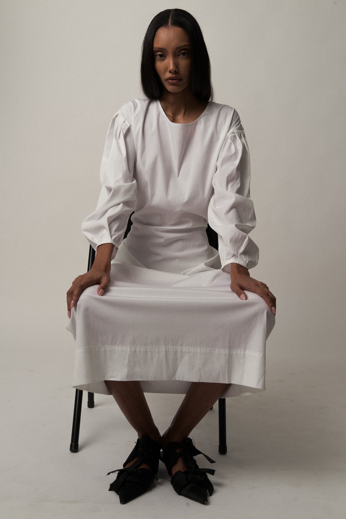 LA Ava Dress - White