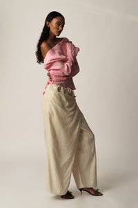 LA Audrey - Skirt Trouser Linho Natural - Limited Edition