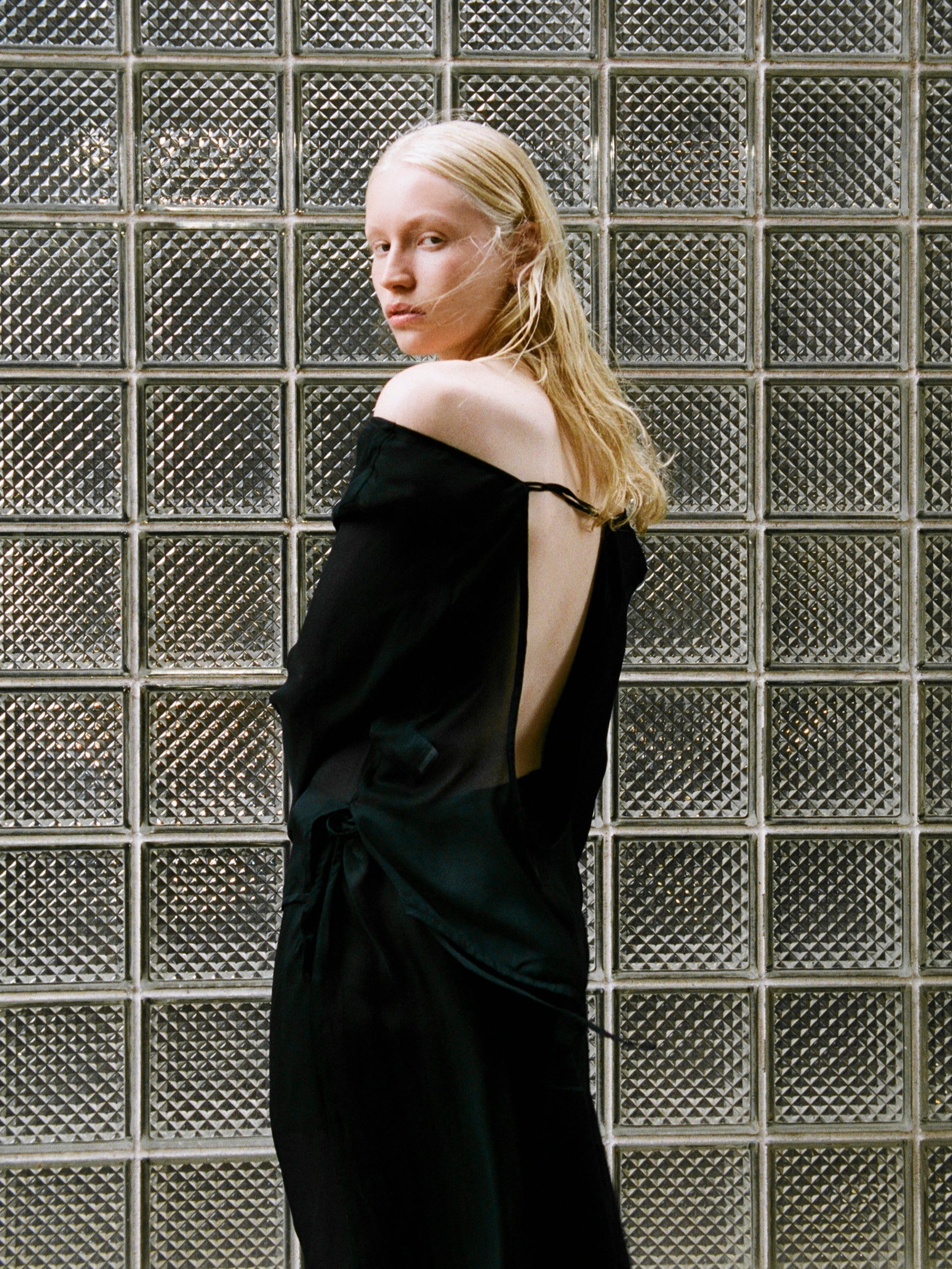 Charlotte Top - Black with Transparency