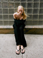 Charlotte Top - Black with Transparency