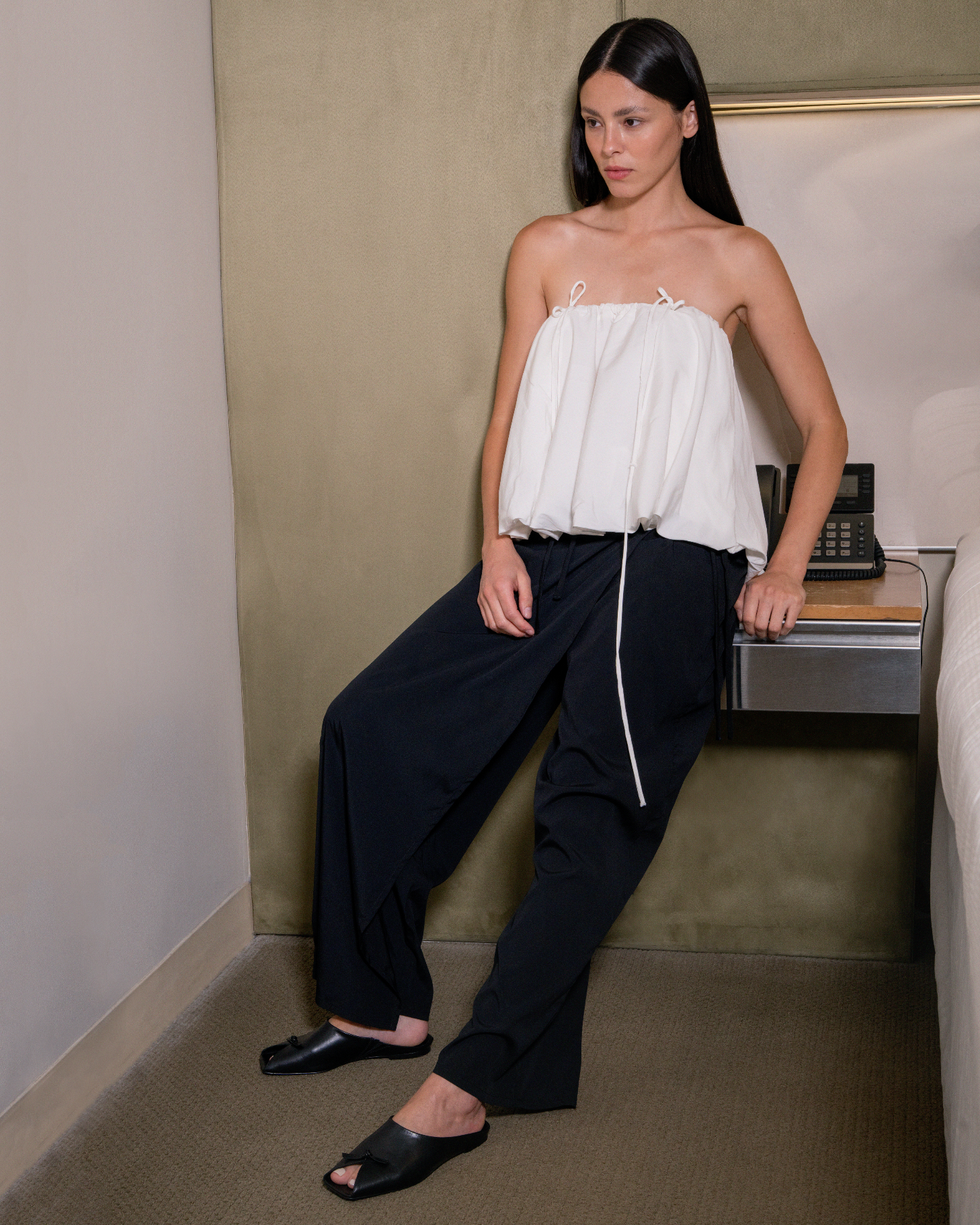 Audrey - Skirt Trouser Black